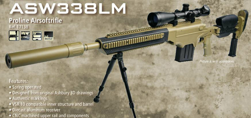 ASG big release sniper rifle