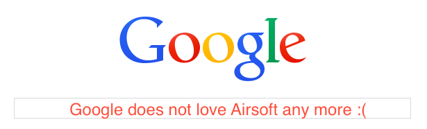 Google Banning Advertisement of Airsoft Products