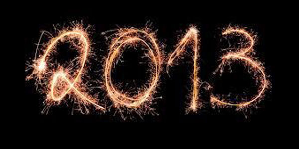 Happy new year! **2013**