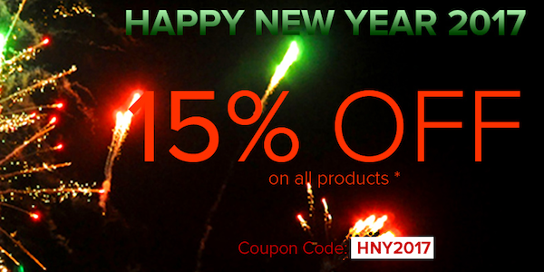 New year discount -15% at Taiwangun.com!