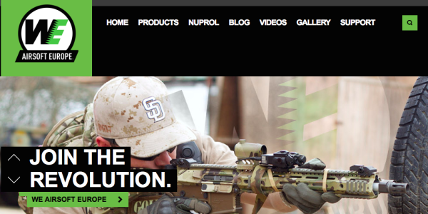 WE Airsoft Europe new website!